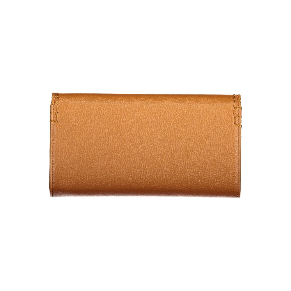 Mario Valentino Brown Polyurethane Womens Wallet | Regal Royce