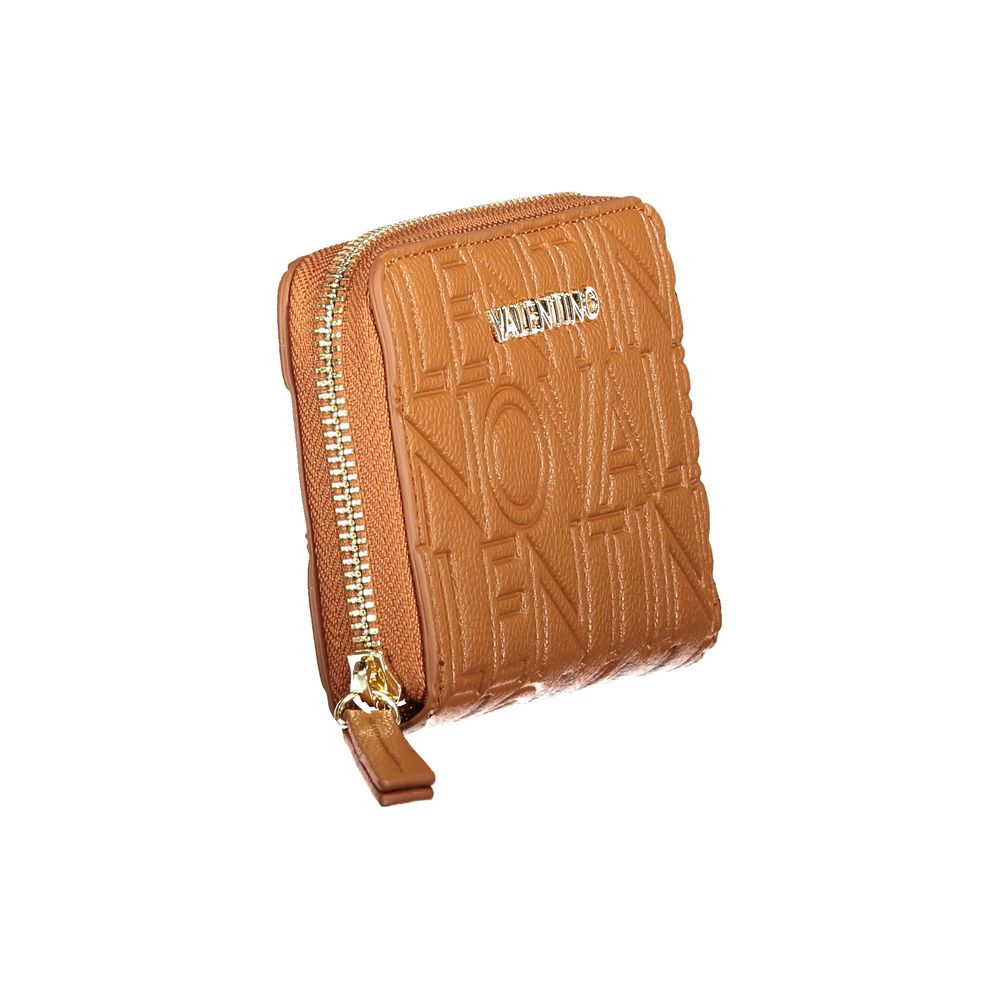 Mario Valentino Brown Polyurethane Womens Wallet | Regal Royce