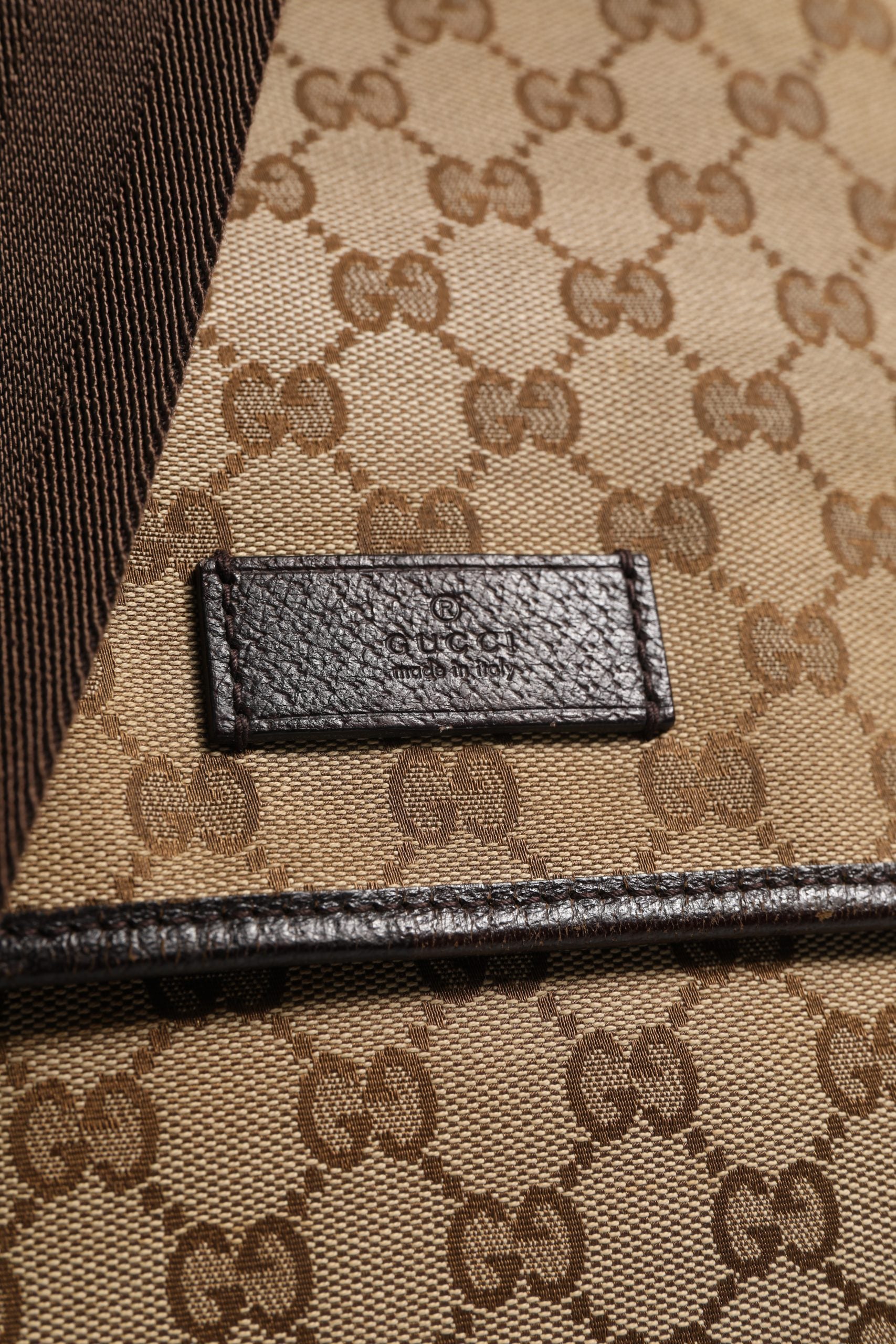 Gucci GG Canvas Flap Messenger Bag | Regal Royce