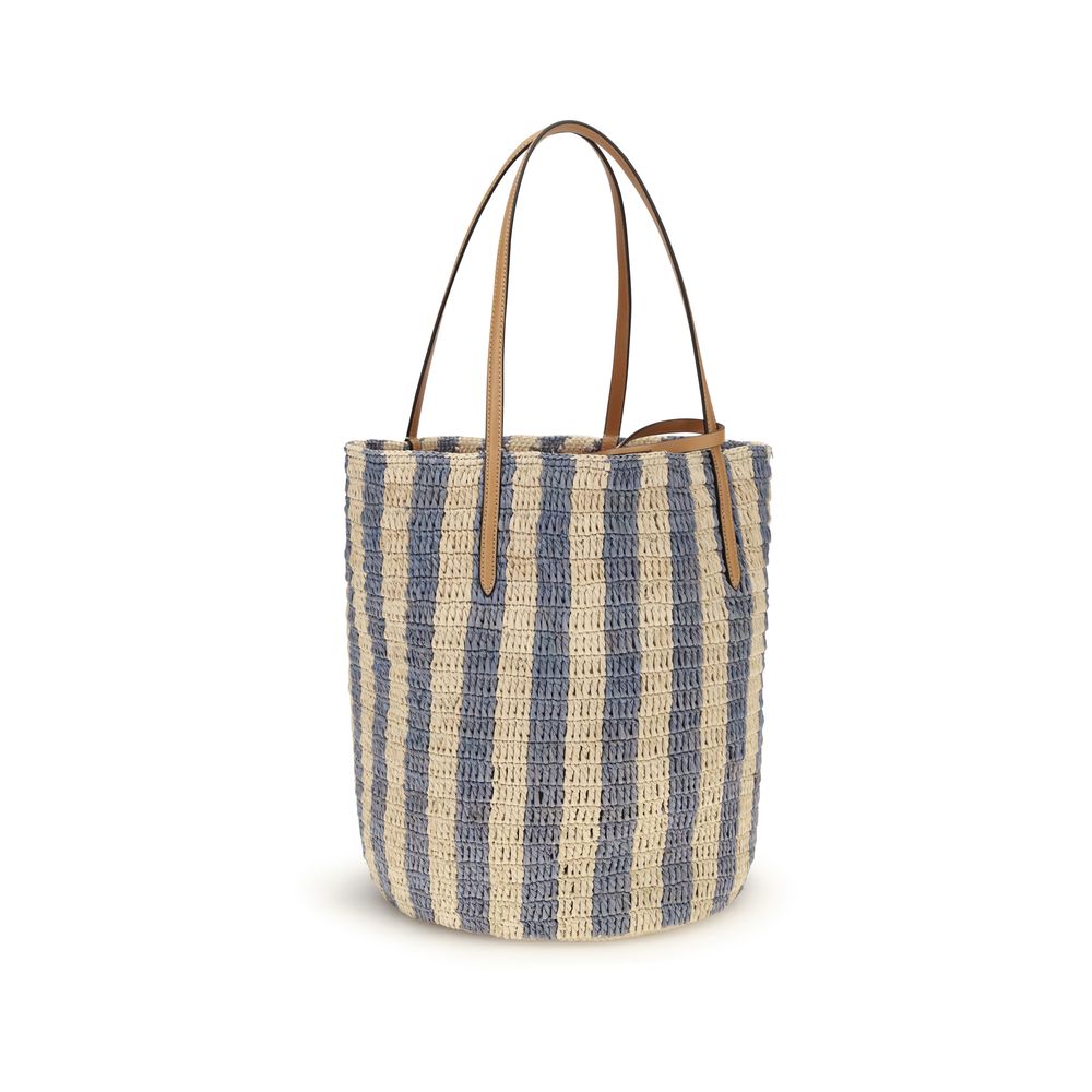 Valentino Garavani Multicolor Raffia Backet Bag | Regal Royce