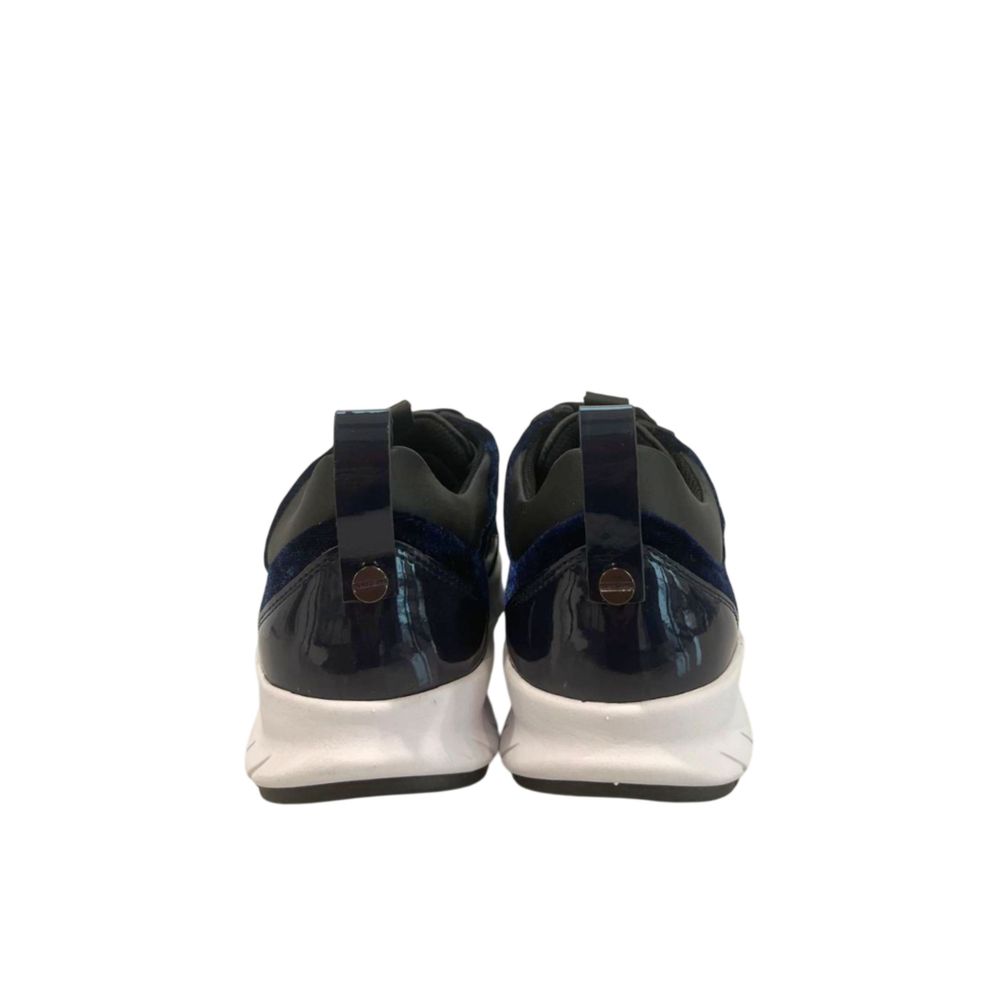 Borbonese Blue Synthetic Women's Sneakers | Regal Royce