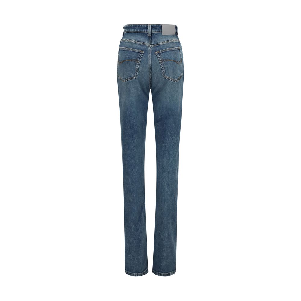 Balenciaga Blue Cotton High-Waisted Jean | Regal Royce