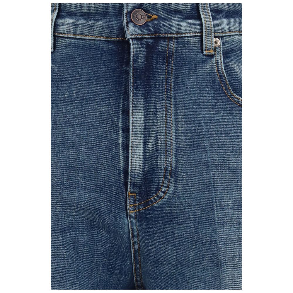 Balenciaga Blue Cotton High-Waisted Jean | Regal Royce