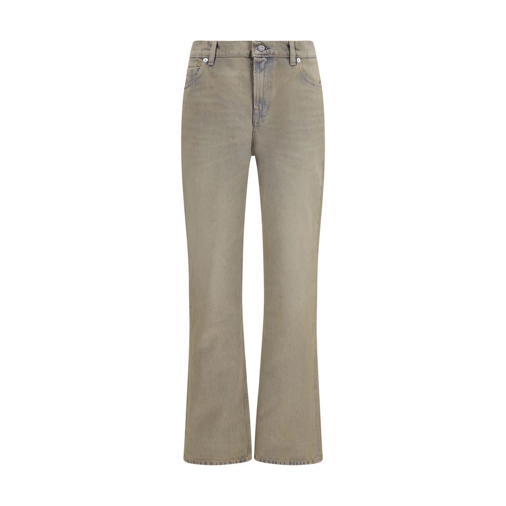 Our Legacy Bicolor Cotton Bootcut Jeans | Regal Royce