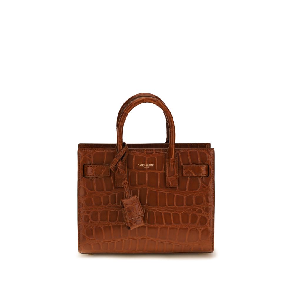 Saint Laurent Brown Calf Leather Bos Taurus Handbag | Regal Royce