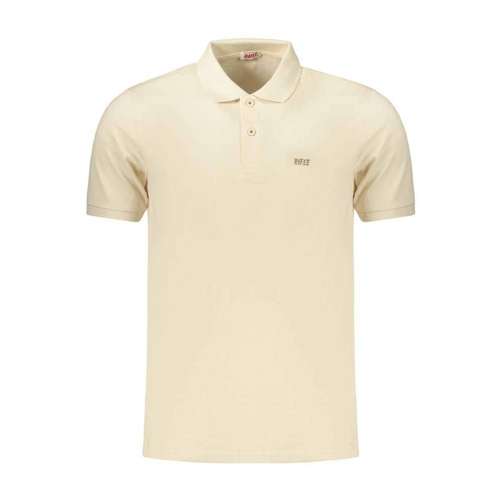 Rifle Beige Cotton Men's Polo | Regal Royce