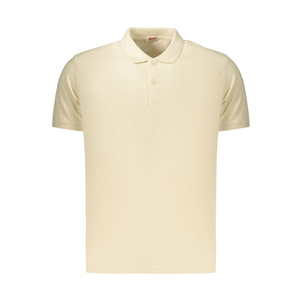 Rifle Beige Cotton Men's Polo | Regal Royce