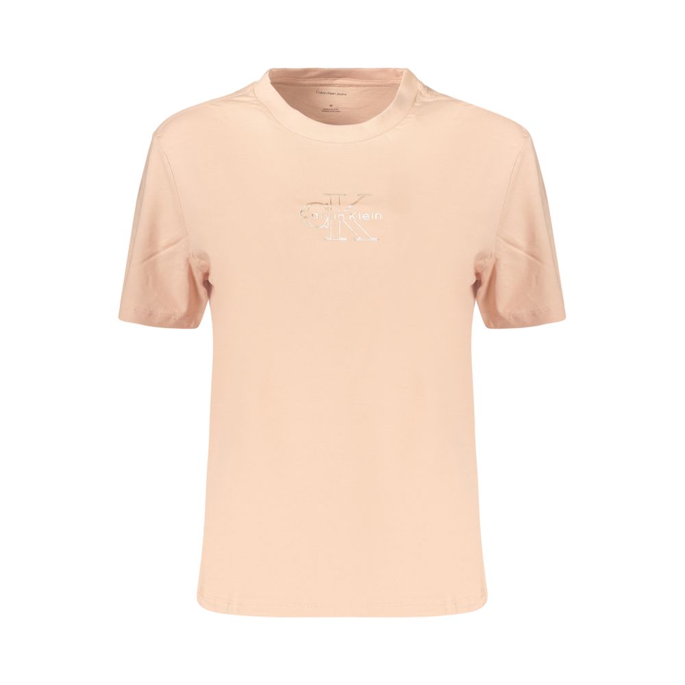 Calvin Klein Pink Cotton Women's T-Shirt | Regal Royce