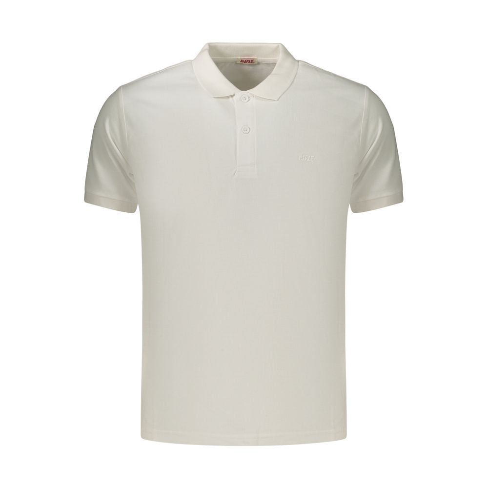 Rifle White Cotton Men's Polo Shirt | Regal Royce
