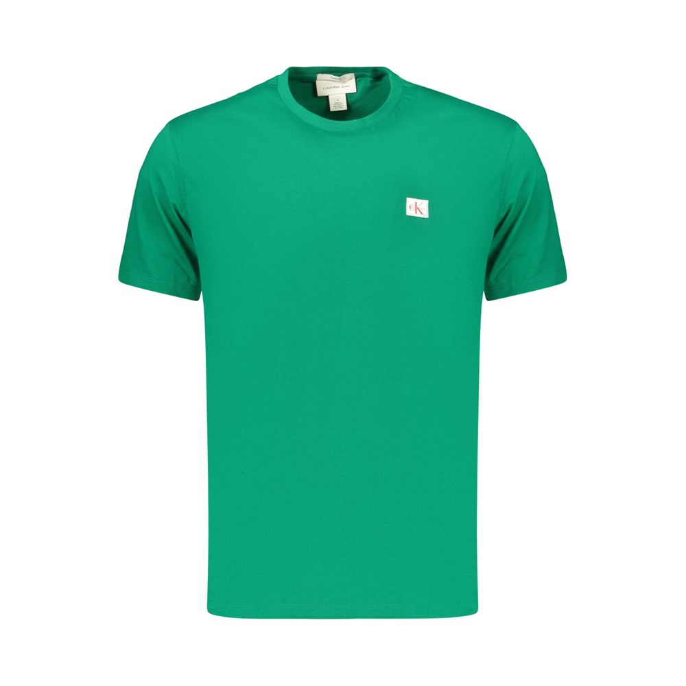 Calvin Klein Green Cotton Men's T-Shirt | Regal Royce