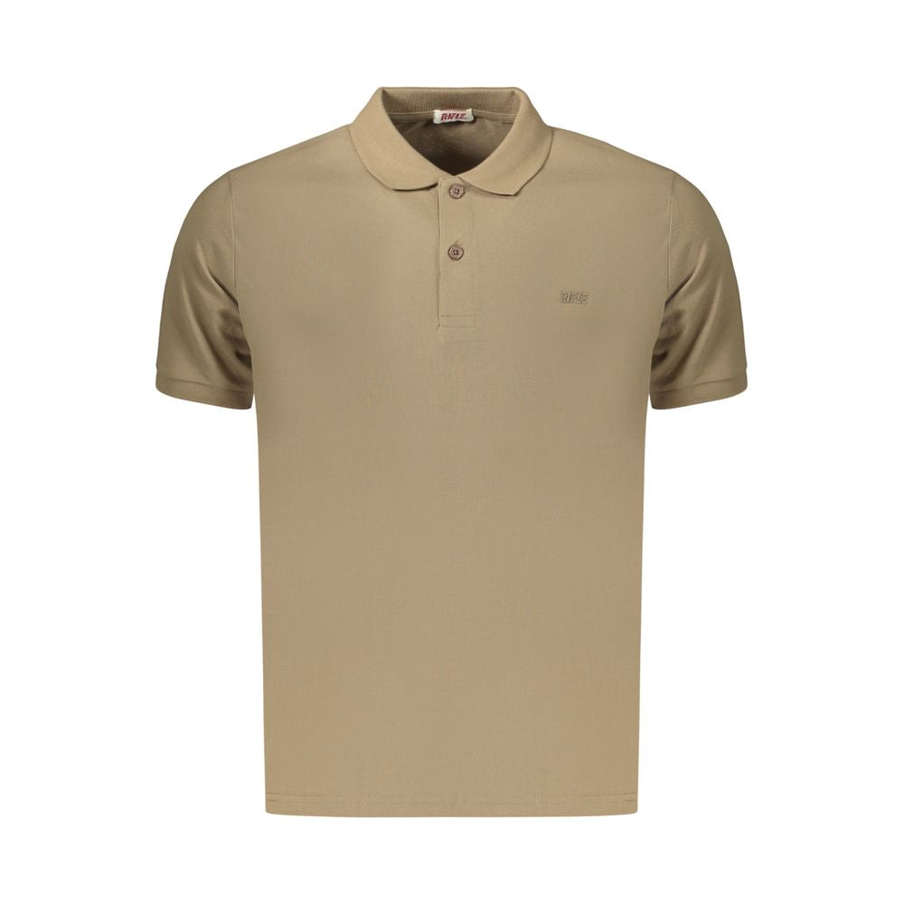 Rifle Brown Cotton Men's Polo Shirt | Regal Royce