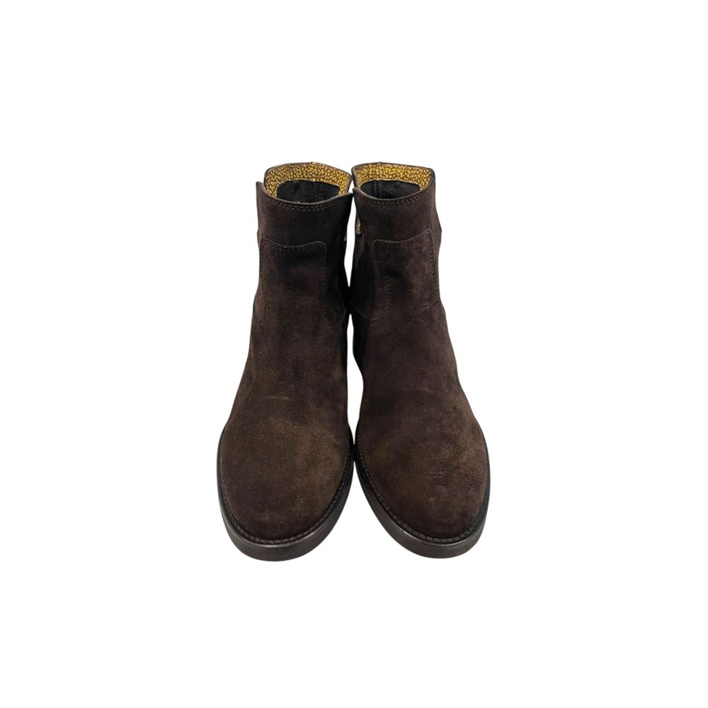 Borbonese Brown Leather Women Boot | Regal Royce