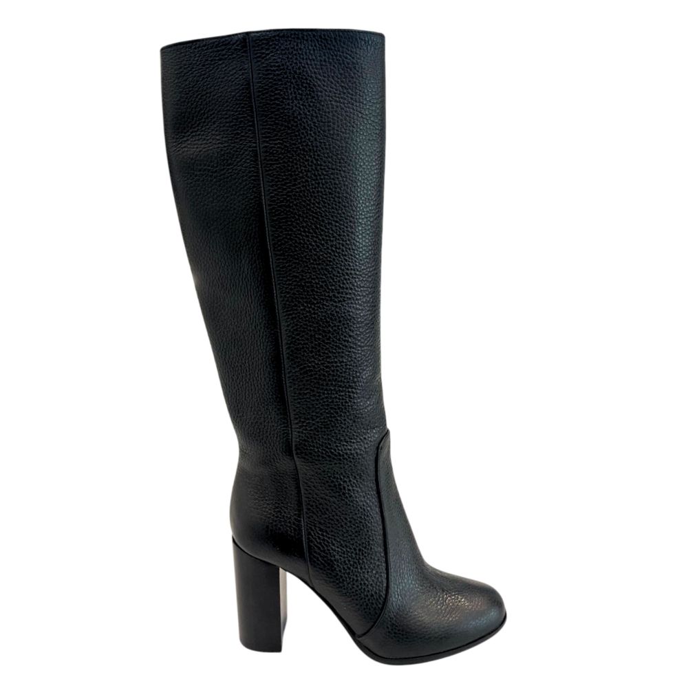 Borbonese Black Leather Women Boot | Regal Royce