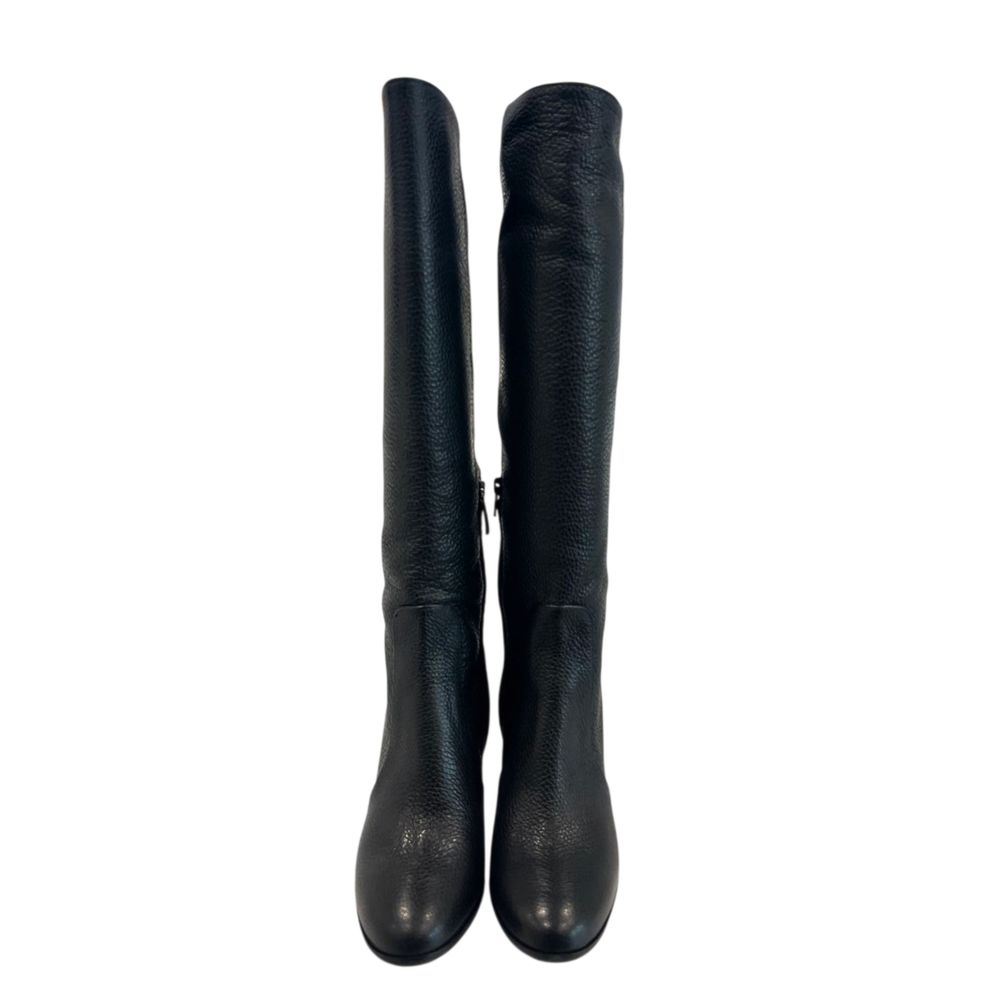 Borbonese Black Leather Women Boot | Regal Royce