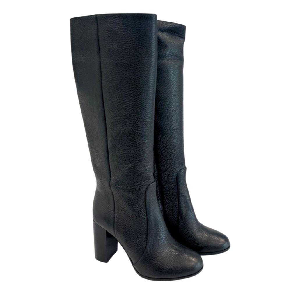 Borbonese Black Leather Women Boot | Regal Royce