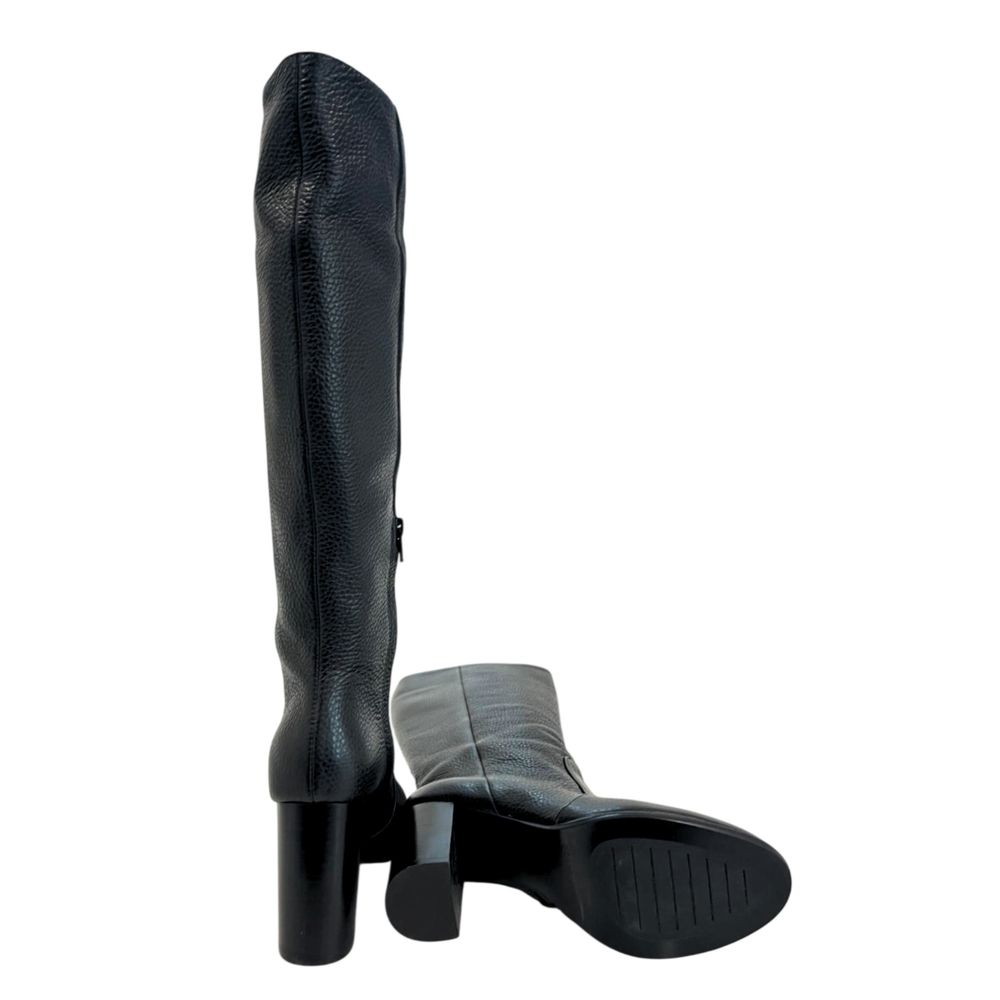 Borbonese Black Leather Women Boot | Regal Royce