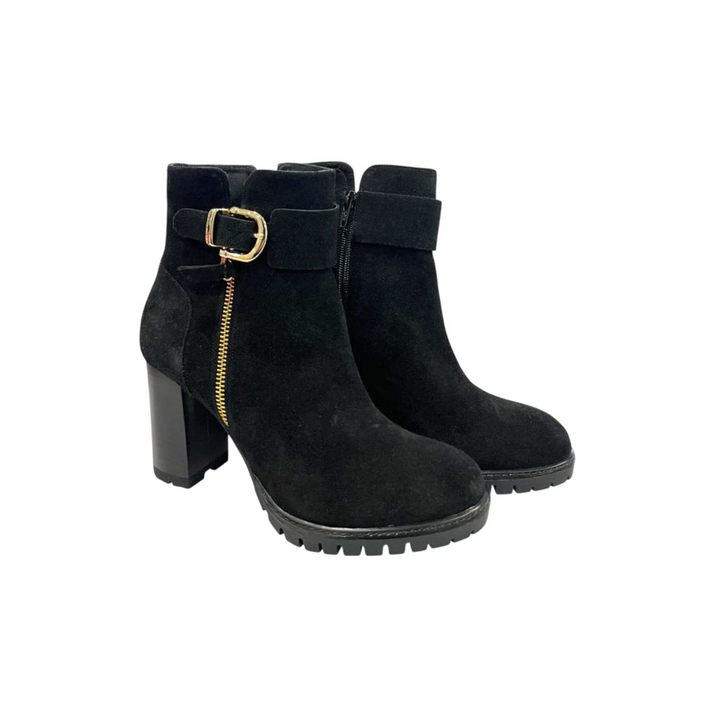 Borbonese Black Leather Women's Boot | Regal Royce