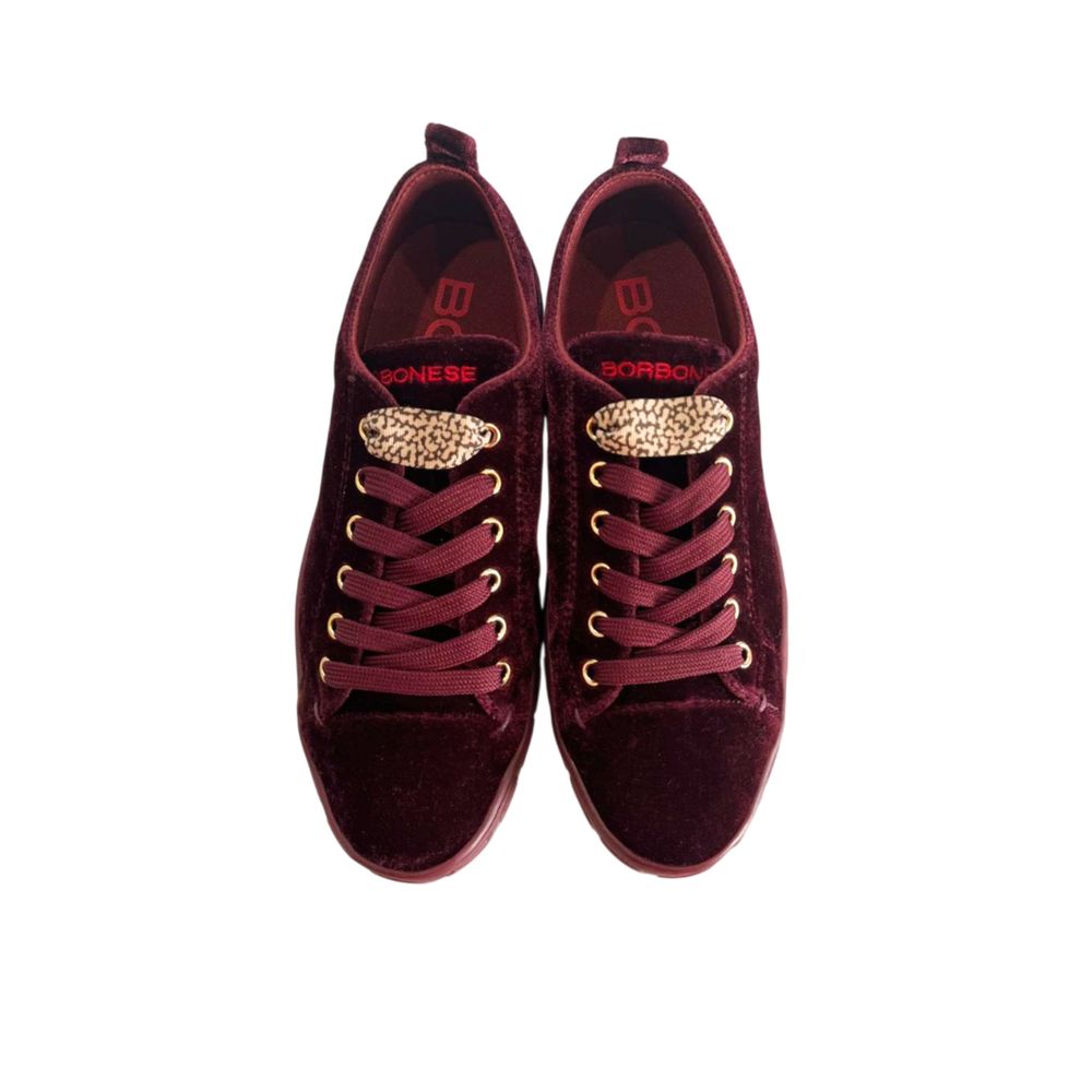Borbonese Red Synthetic Women Sneaker | Regal Royce