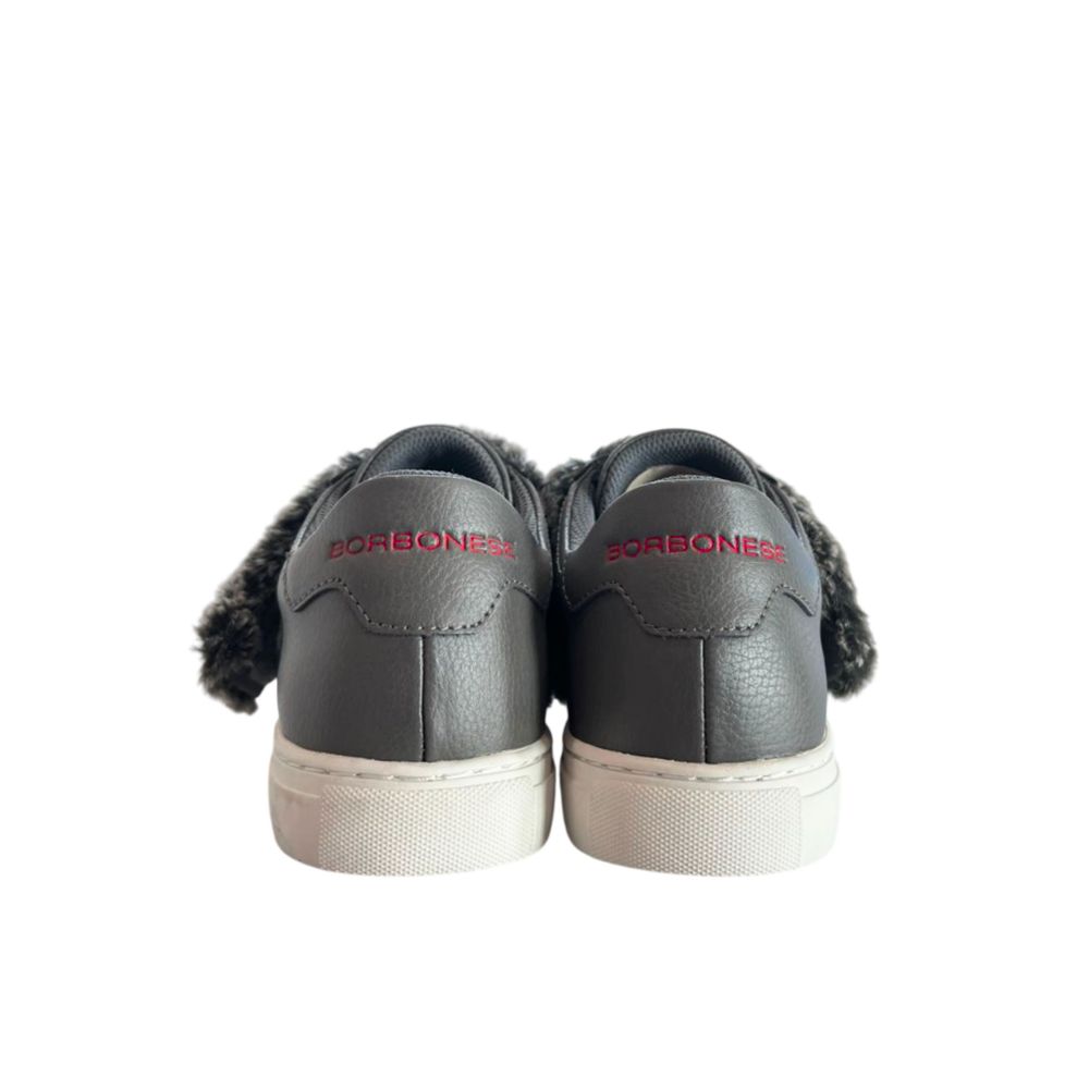 Borbonese Grey Rubber Women Sneaker | Regal Royce
