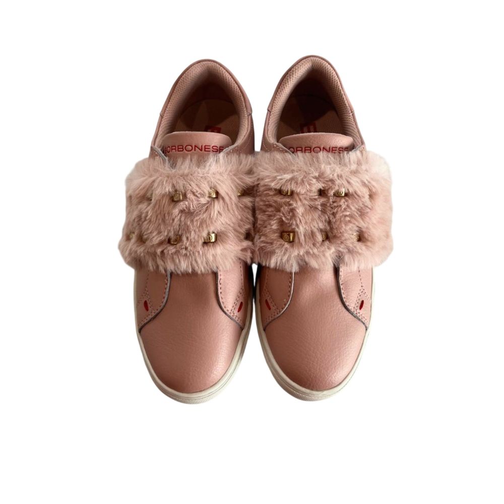 Borbonese Pink Rubber Women Sneaker | Regal Royce