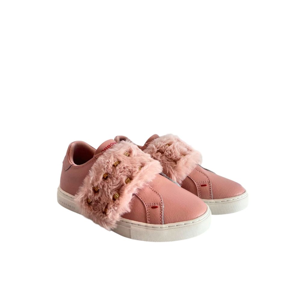 Borbonese Pink Rubber Women Sneaker | Regal Royce