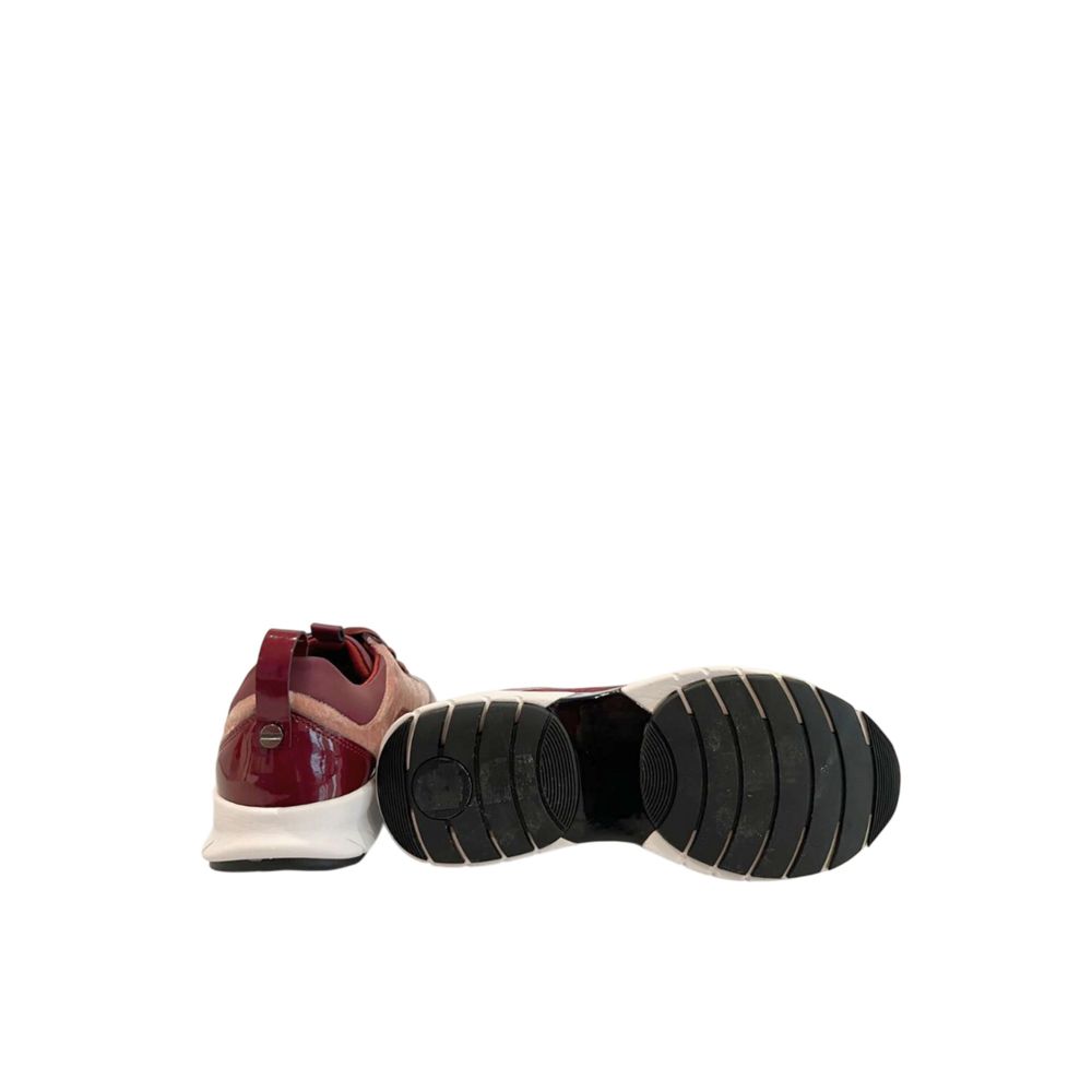 Borbonese Red Fabric Women Sneakers | Regal Royce