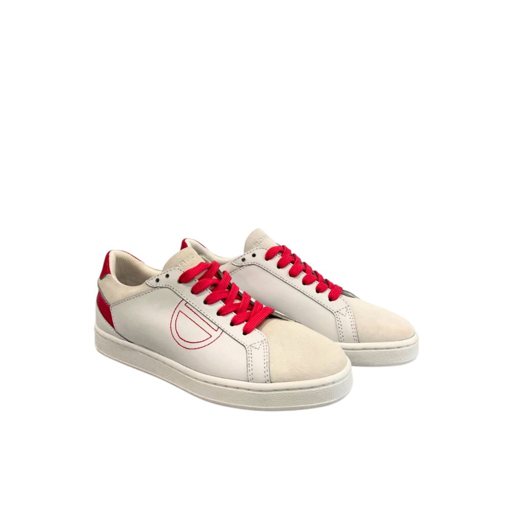Borbonese White Rubber Women Sneaker | Regal Royce