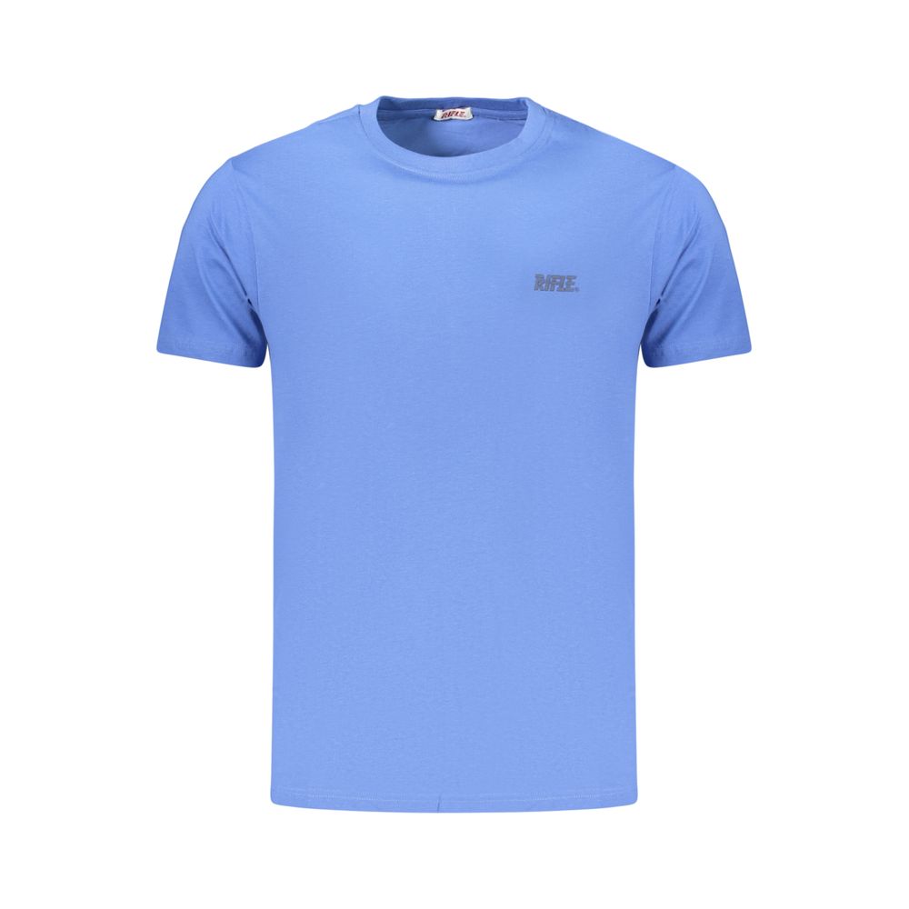 Rifle Blue Cotton Men's T-Shirt | Regal Royce
