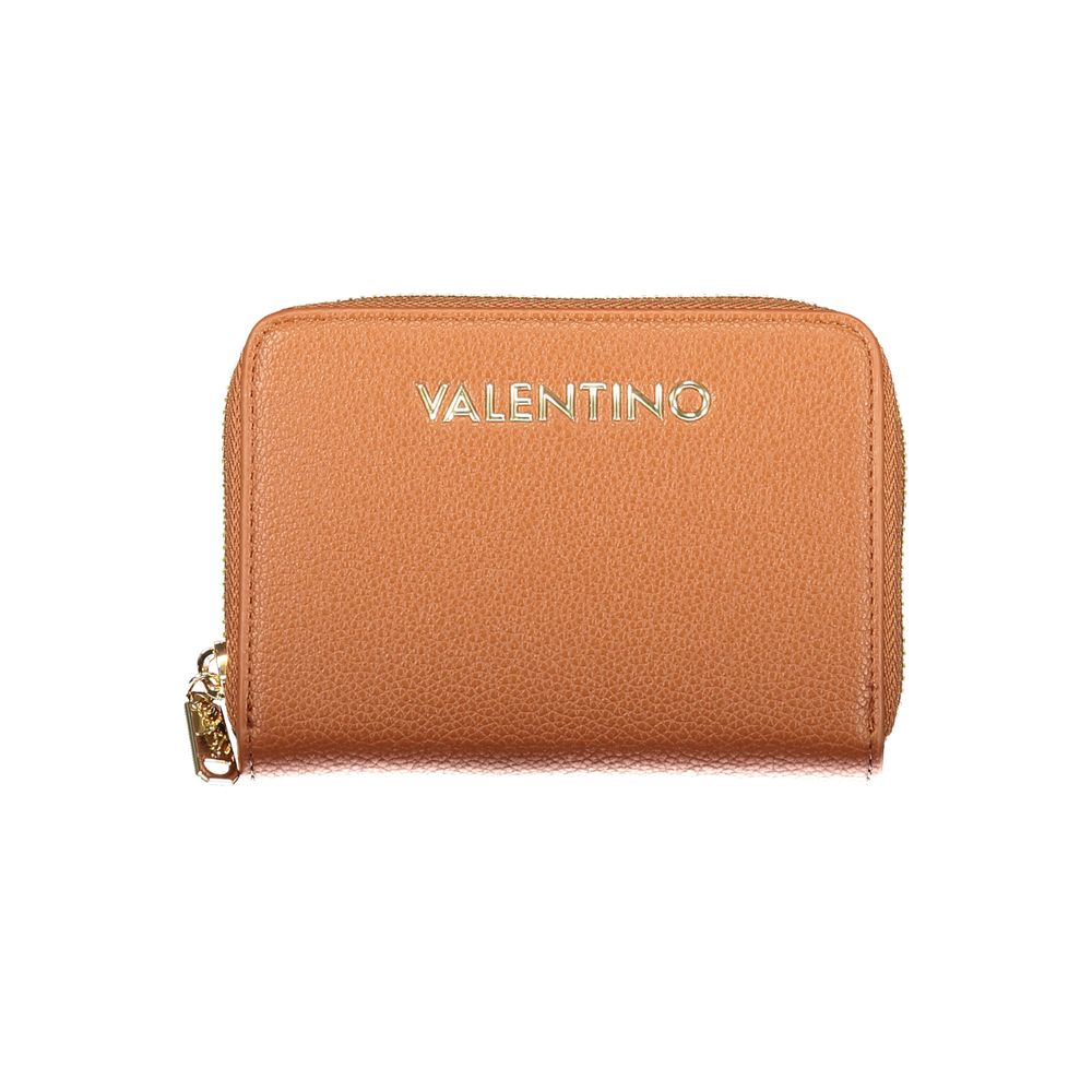 Mario Valentino Brown Polyurethane Women's Wallet | Regal Royce