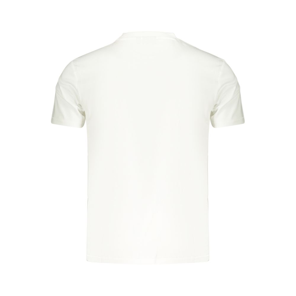 Napapijri White Cotton Mens T-Shirt | Regal Royce