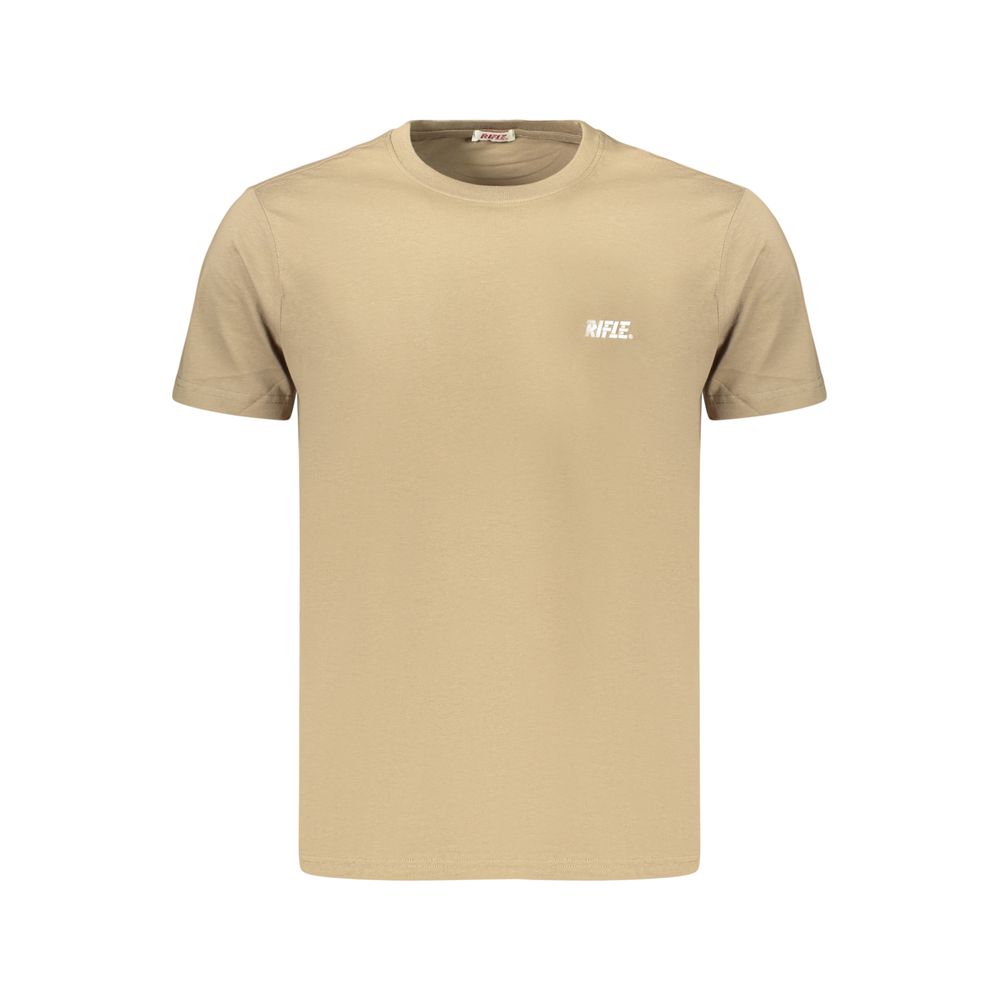 Rifle Brown Cotton Men's T-Shirt | Regal Royce