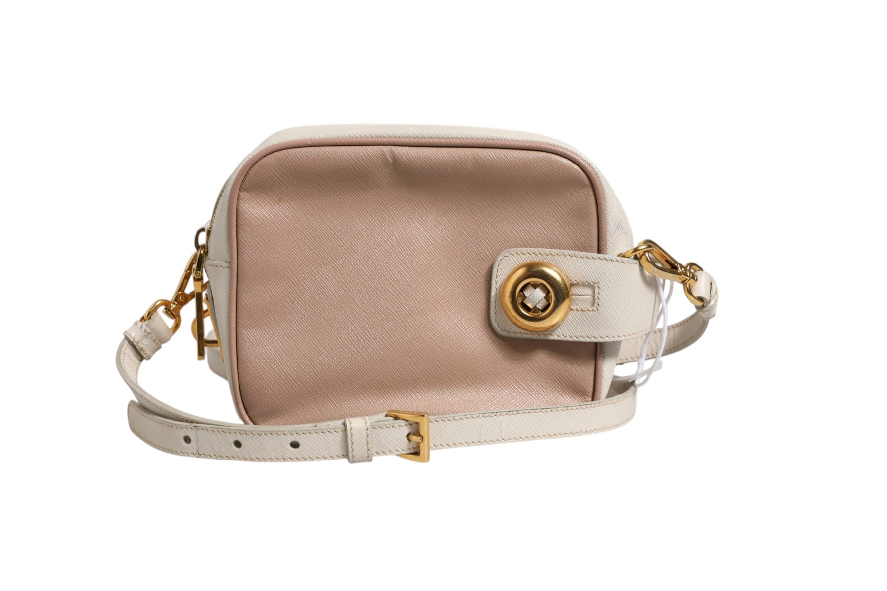 Prada Clay Gray Small Leather Shoulder Bag | Regal Royce