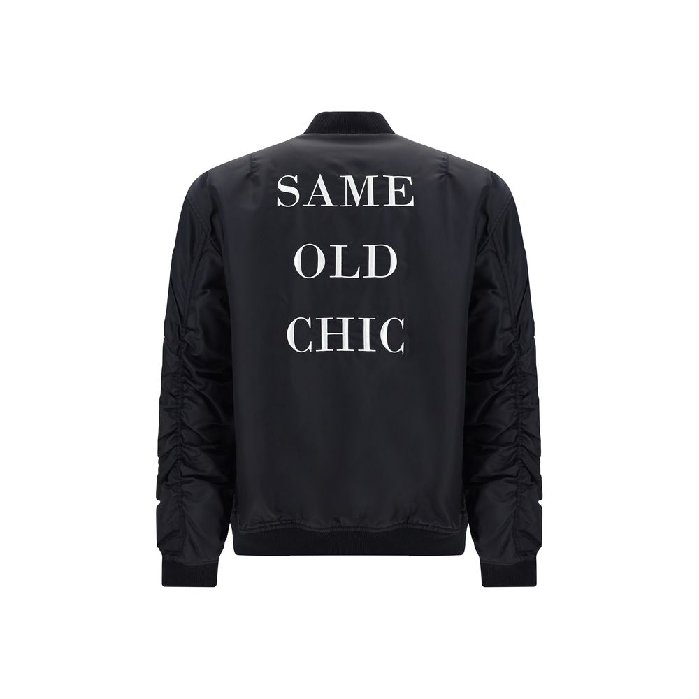 Moschino Black Polyamide Bomber | Regal Royce