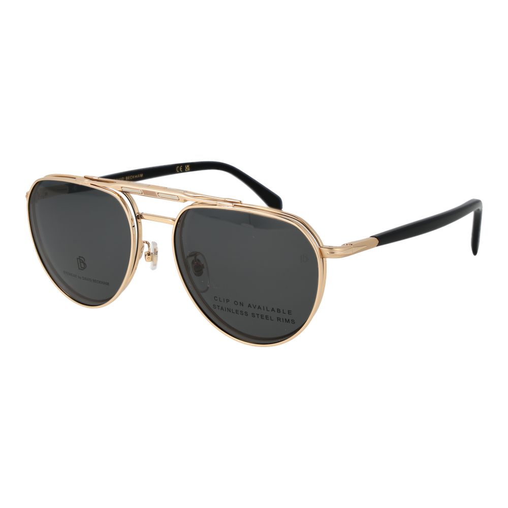 David Beckham Gold Metal Glasses (Frames) | Regal Royce