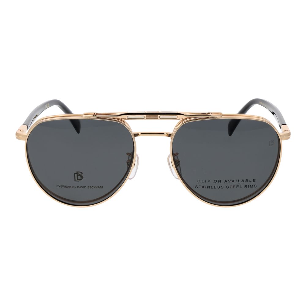 David Beckham Gold Metal Glasses (Frames) | Regal Royce