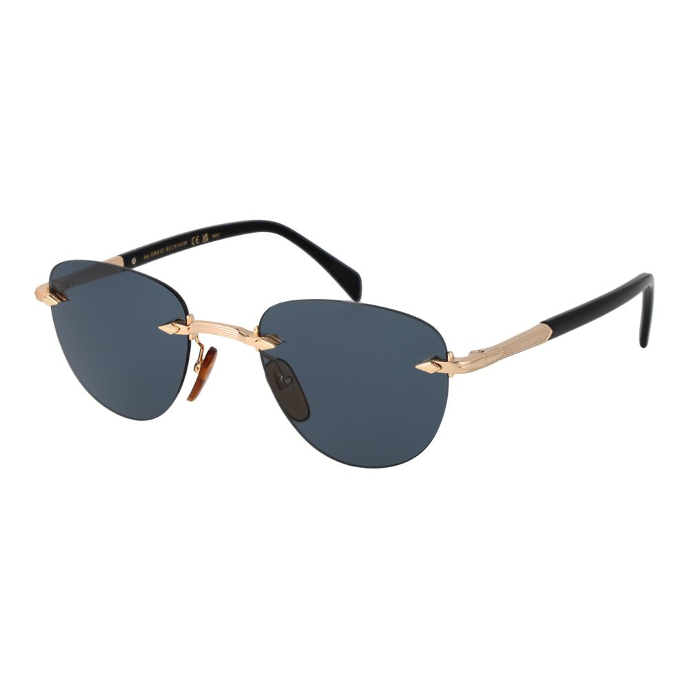 David Beckham Rose Gold Metal Sunglasses | Regal Royce