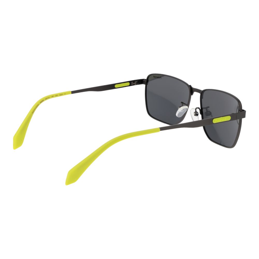 Polaroid Gray Metal Sunglasses | Regal Royce