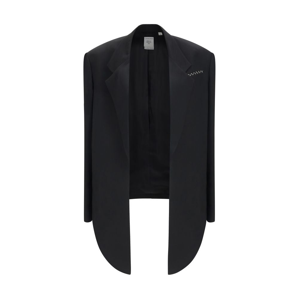 Calvin Klein Black Viscose Full-Length Jacket | Regal Royce