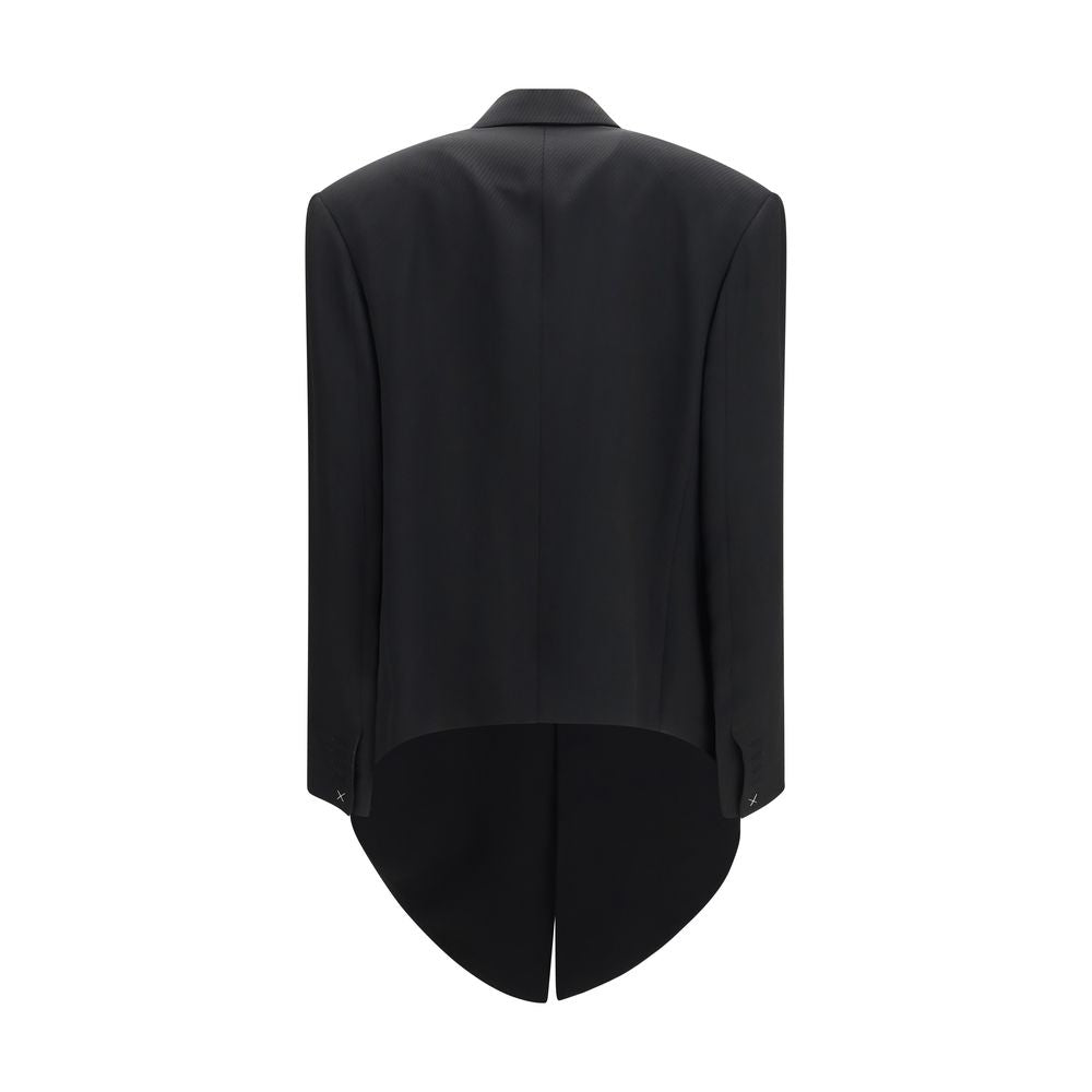 Calvin Klein Black Viscose Full-Length Jacket | Regal Royce