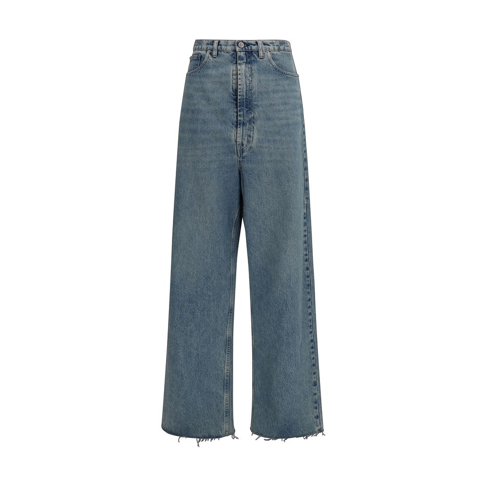 Maison Margiela Blue Cotton High-Waisted Jean | Regal Royce