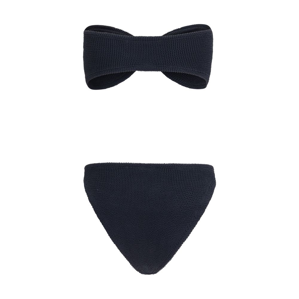 Hunza G Black Polyamide Bikini | Regal Royce