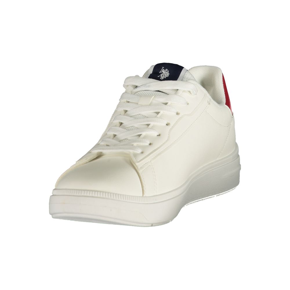 U.S. POLO ASSN. White Polyurethane Men's Sneaker | Regal Royce
