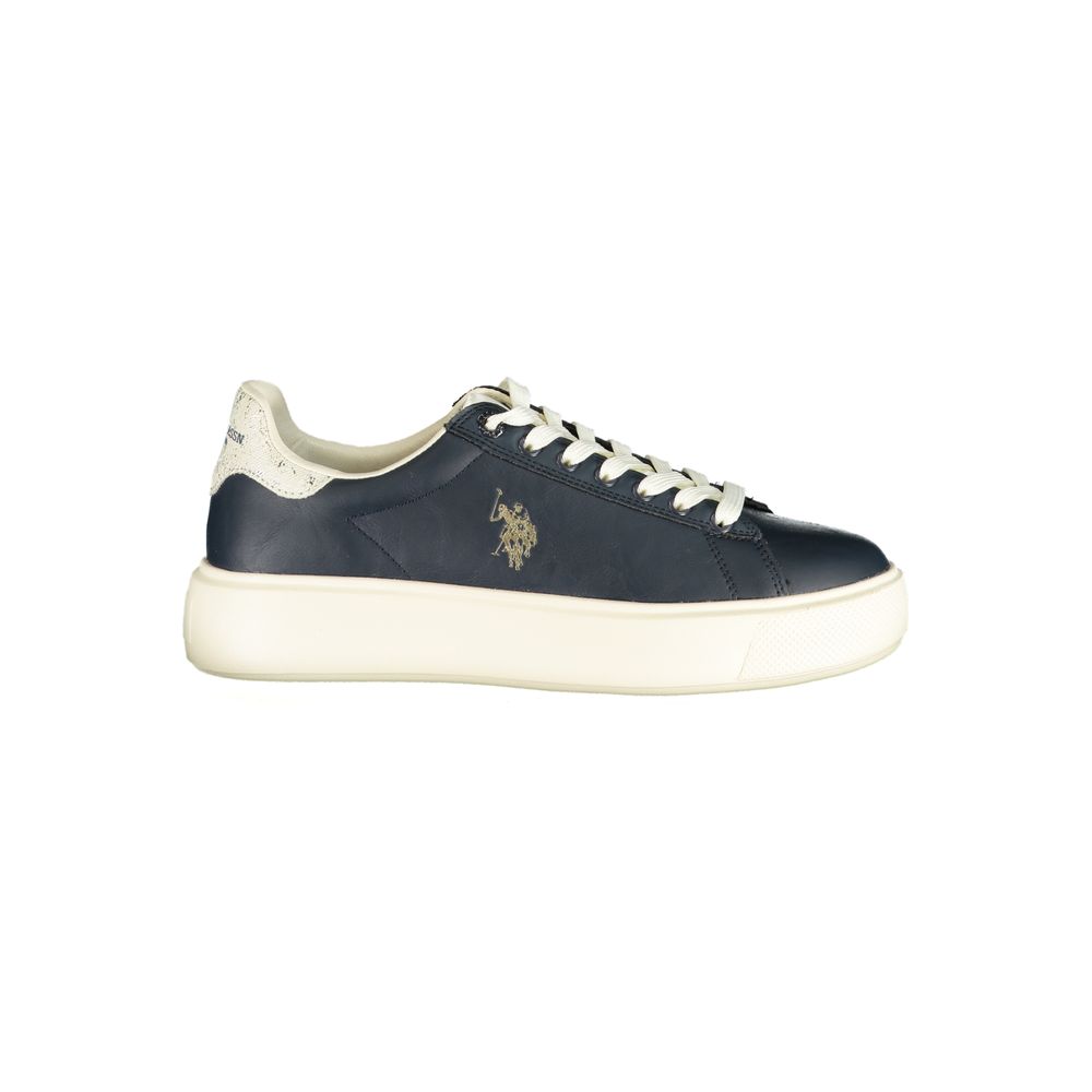 U.S. POLO ASSN. Blue Polyurethane Womens Sneaker | Regal Royce