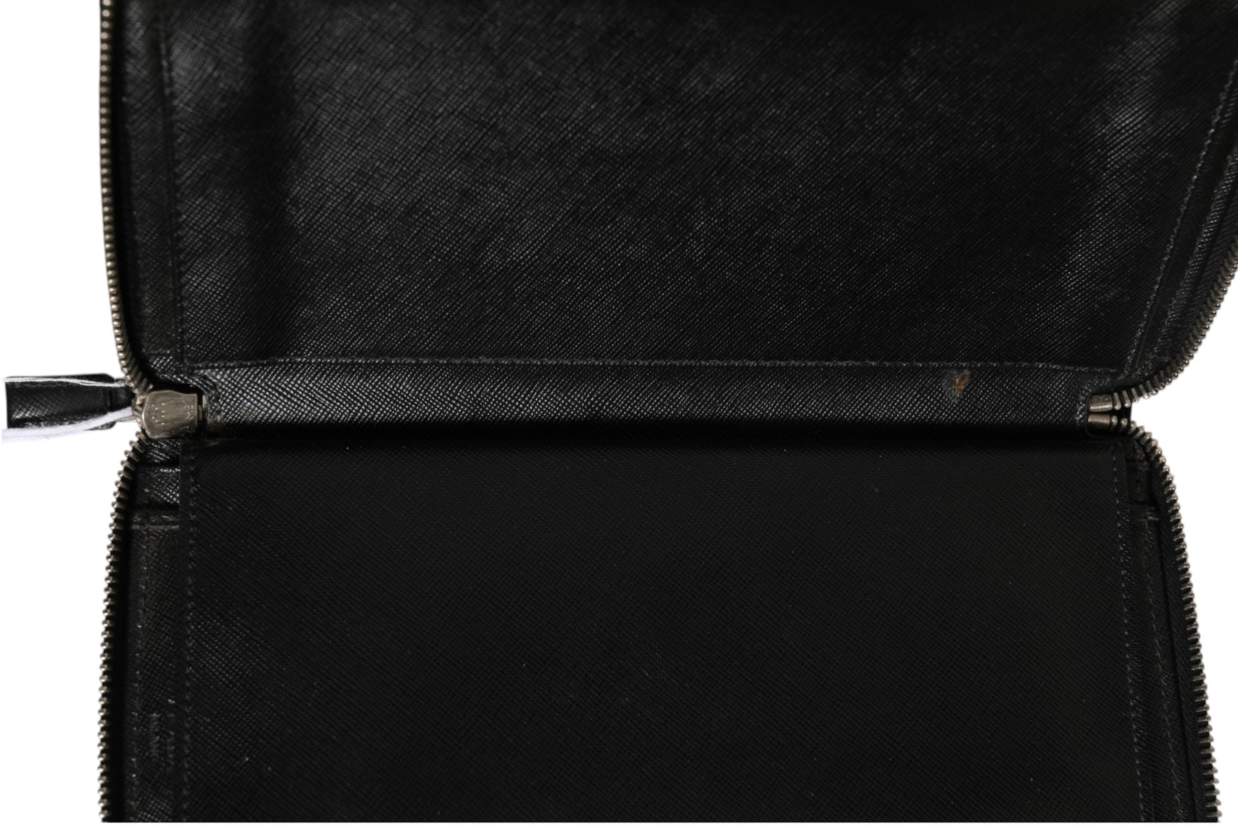 Prada Baltico Saffiano Leather Zip Travel Wallet | Regal Royce