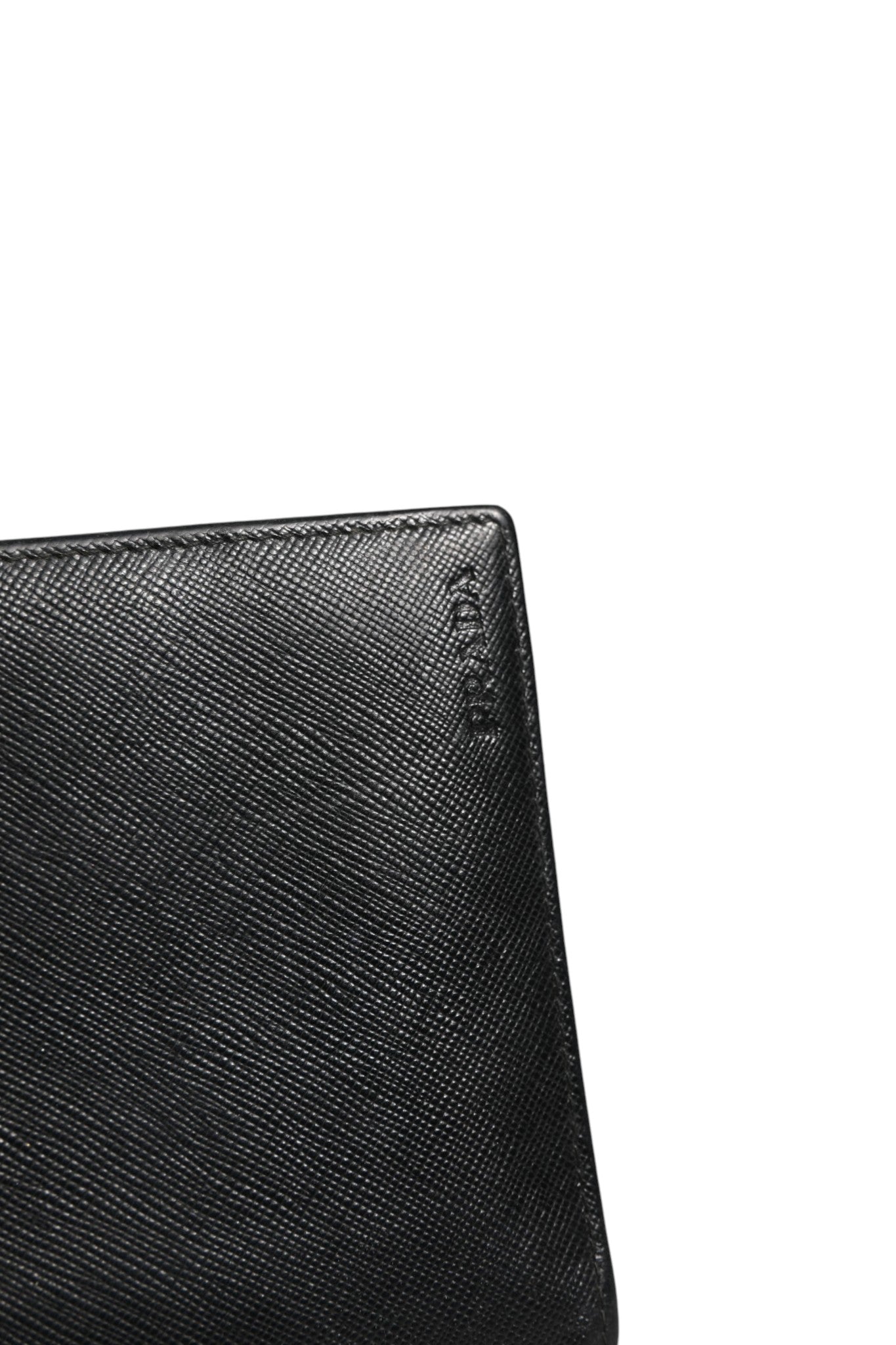 Prada Saffiano Leather Slim Card Holder Wallet | Regal Royce