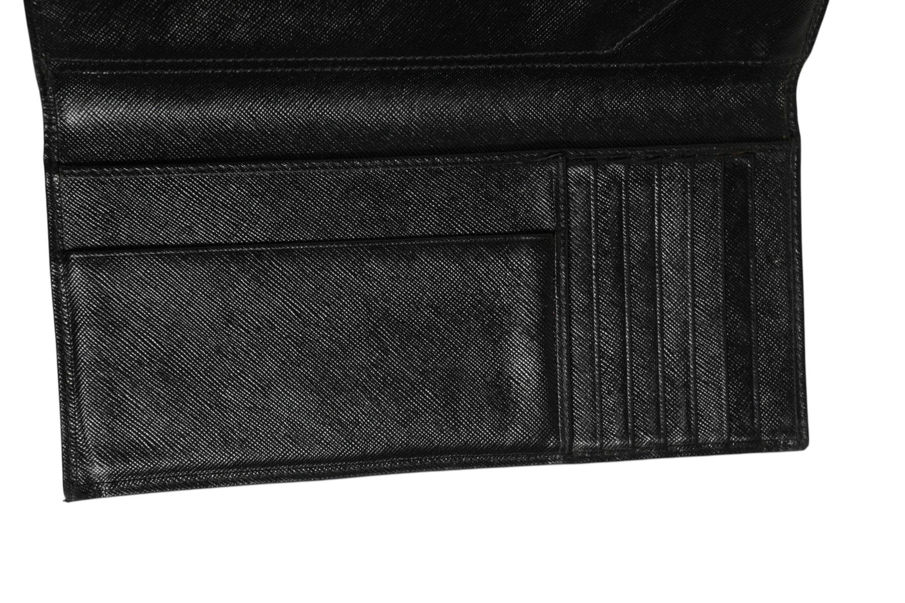 Prada Saffiano Leather Slim Card Holder Wallet | Regal Royce
