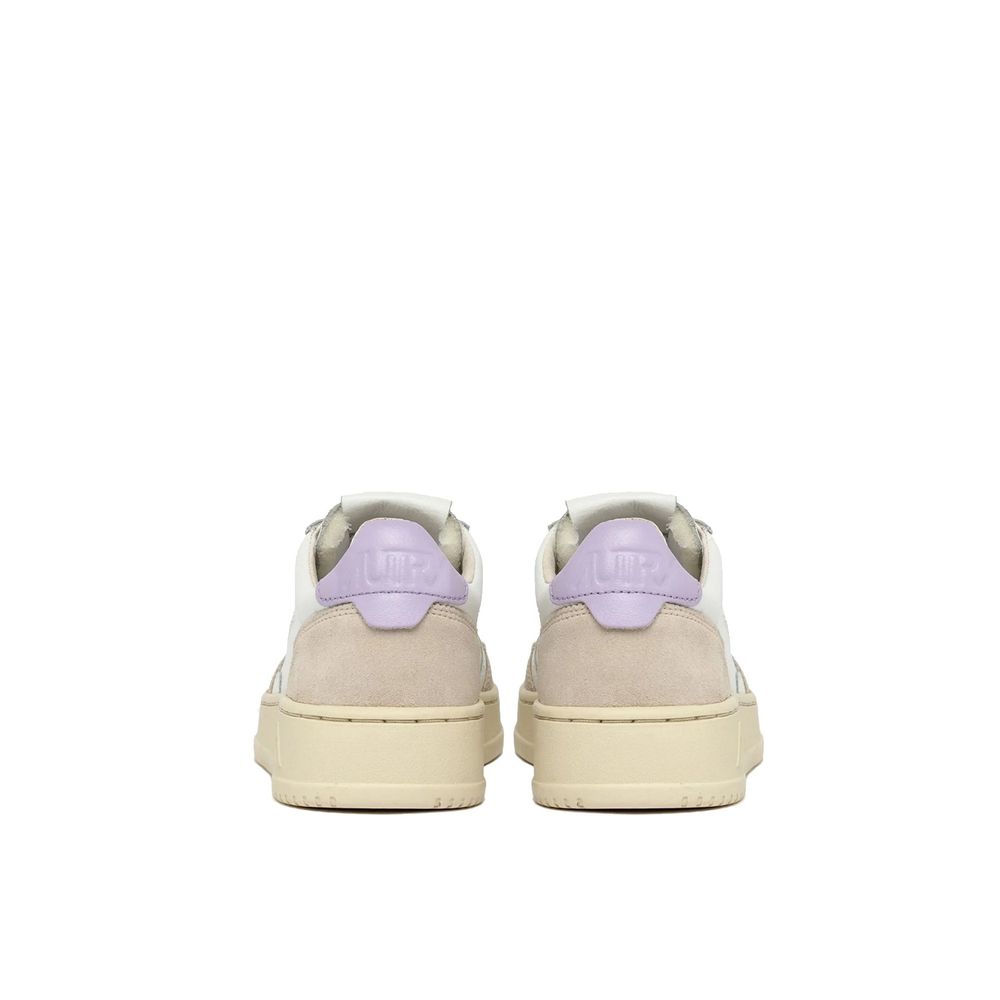 Autry White Leather Low Top Sneakers | Regal Royce