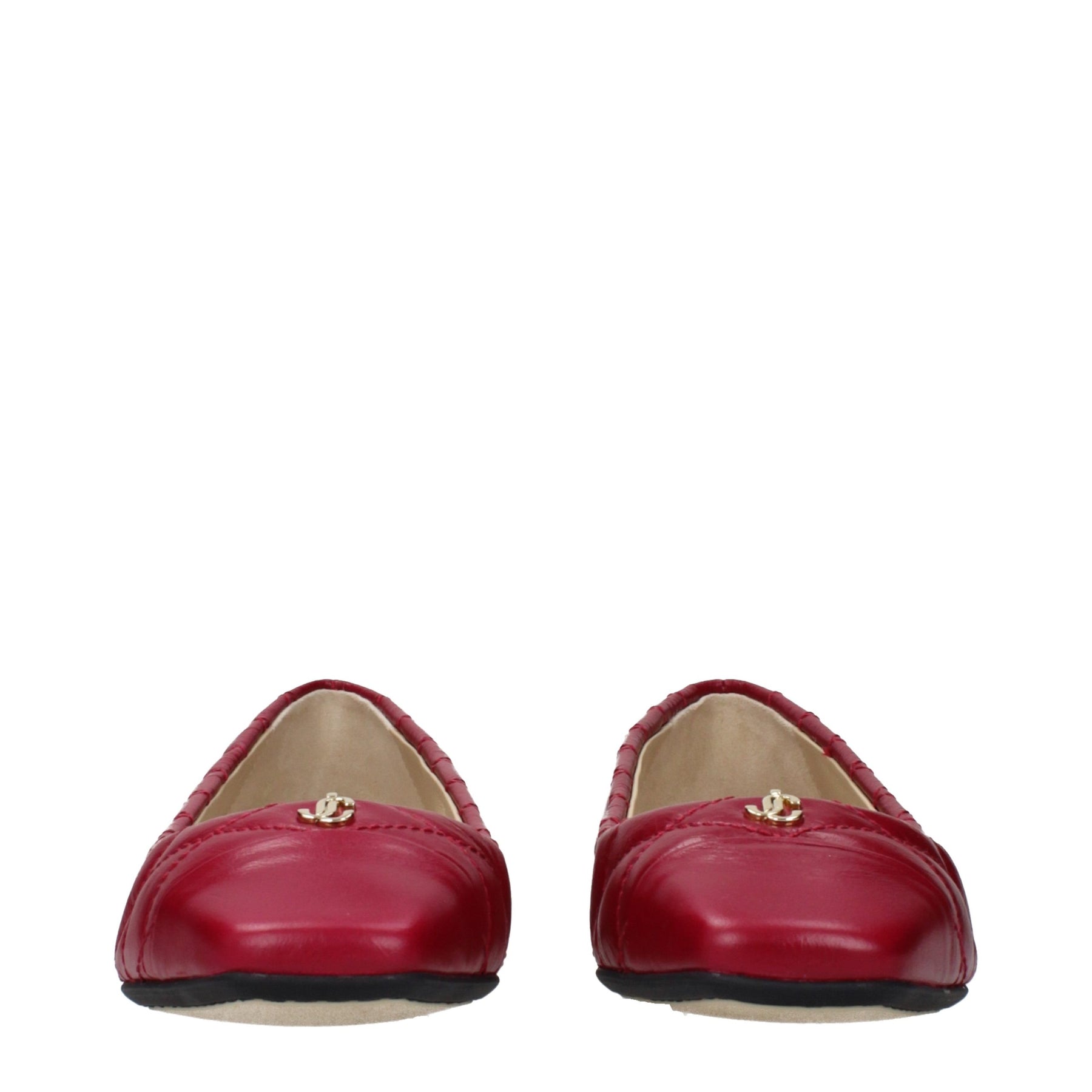 Jimmy Choo Pink Leather Ballet Flats | Regal Royce