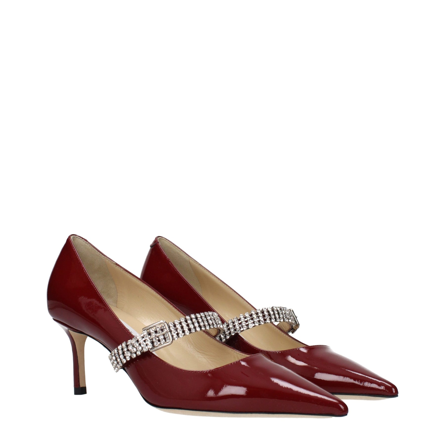 Jimmy Choo Red Leather High Heel Pumps | Regal Royce