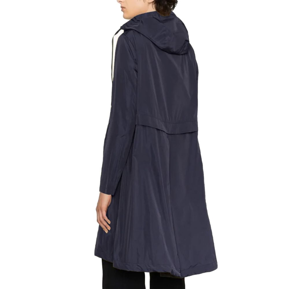 Herno Blue Polyester Coat | Regal Royce